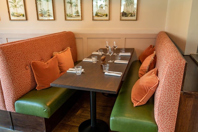 One of the many cosy snugs in the newly refurbished Brasserie Blanc in Gunwharf. Picture: Mike Cooter (280424)