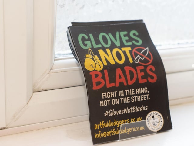 'Gloves not blades' Artful Dodgers Gym Community Iniative