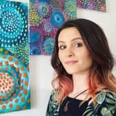 Artist Charlotte Hampson
