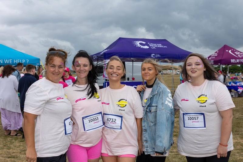 Race for Life Pretty Muddy took place on Saturday morning on Southsea Common as children and adults took on the obstacle course race.

Pictured - Isle of Wight Distribution Girls

Photos by Alex Shute