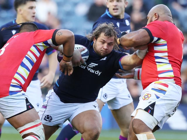 The popular prop burrowed over for a first-half try to make it a Scotland debut to remember. Fronted up well in the scrums. 8