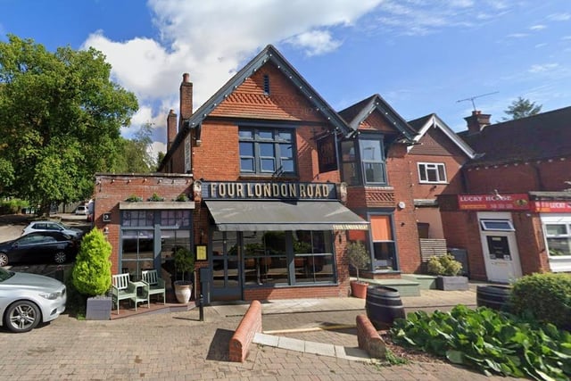 Four London Road, Horndean, is known for its delicious food and amongst that is a tasty pizza.