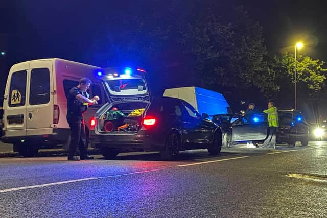 Police arrested two people on the A3 in Hilsea on July 3