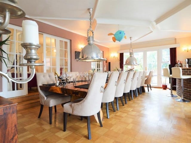 The four bedroom home is on the market for £2,500,000.