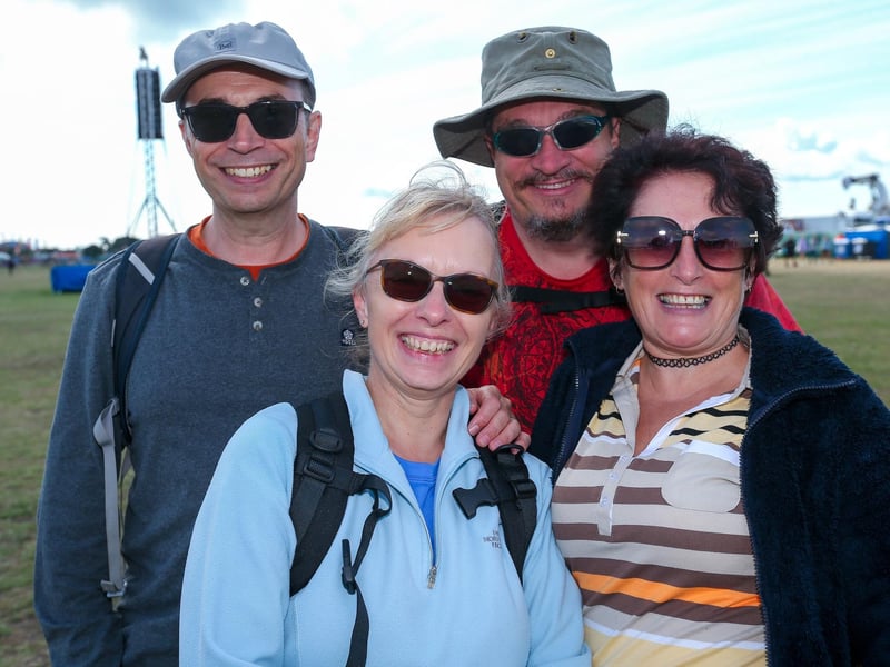 From left, Steve Medlow and Helen Higgins, and Paul Medlow and Paula Garrett
Picture: Chris Moorhouse (jpns 270823-009)