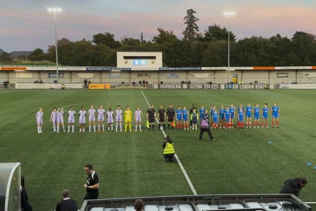 Pompey Women are scheduled to play at Westleigh Park on Sunday against Crystal Palace