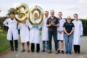 Vet Andy Durham is celebrating a 30-year career milestone at Liphook Equine Hospital