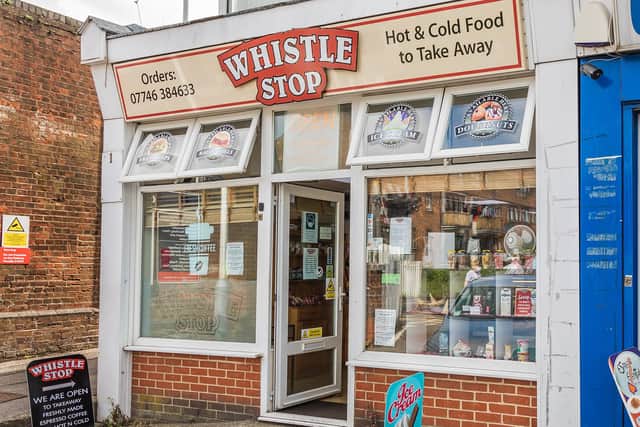The Whistlestop Café next to Cosham train station. Picture: Mike Cooter (150721)