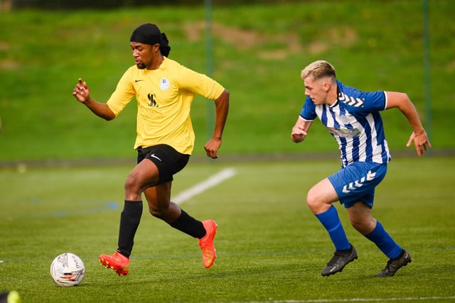 Burrfields (yellow) v Wickham. Picture: Keith Woodland