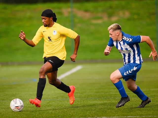 Burrfields (yellow) v Wickham. Picture: Keith Woodland