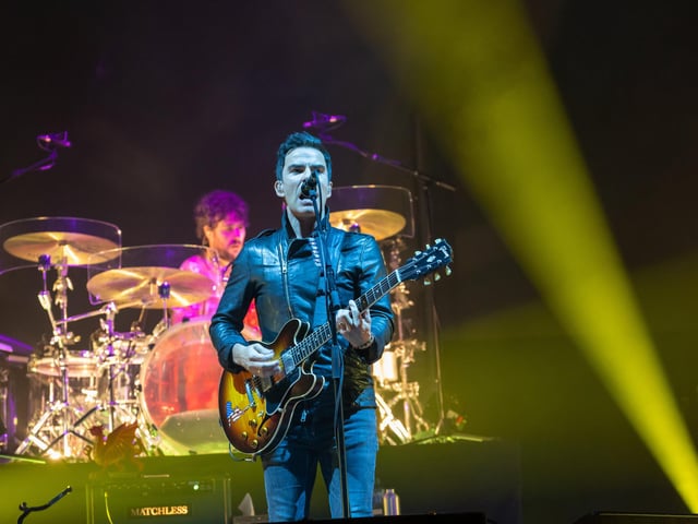 Stereophonics performing on the Common Stage on Friday night. Photos by Alex Shute