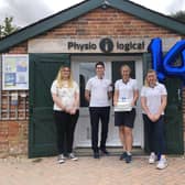 The team at Physio-logical: Vic Pope (admin assistant and receptionist), Kallum Pearson (physiotherapist), Natalie March (owner and physiotherapist), and Charlotte Bryan (sport and rehabilitation therapist).