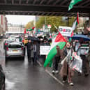 Protesters on a previous march in Portsmouth.