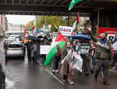 Protesters on a previous march in Portsmouth.