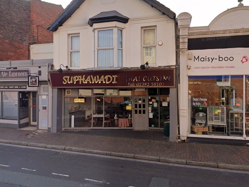 Suphawadi Thai, Gosport, has a Google rating of 4.6 with 231 reviews.