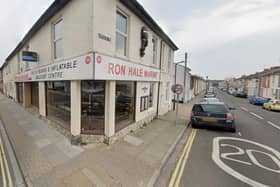 The former Ron Hale boating and marine shop in Eastney
