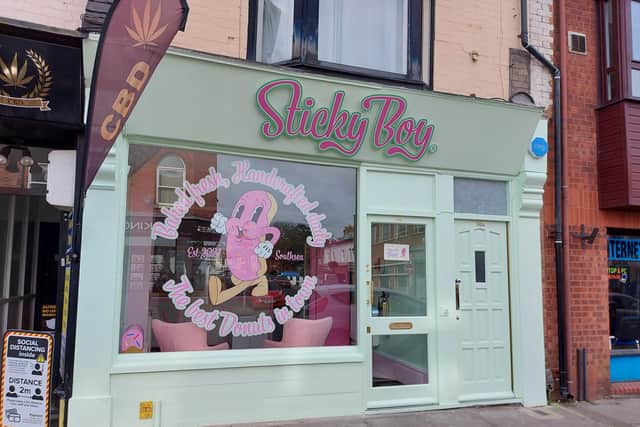 The Sticky Boy Donuts shop in Albert Road, Southsea. Pictured on February 12, 2022.