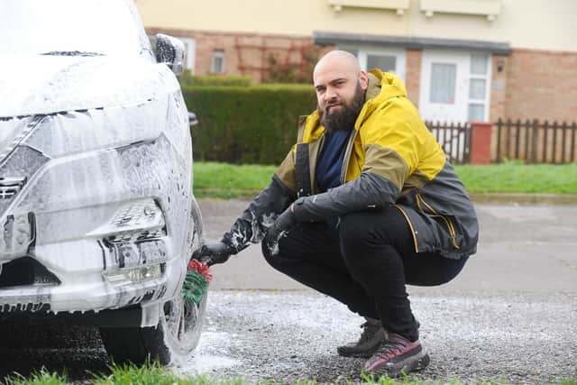 Scott Williams (33) owner of The Classic Detailer since January 2023.

Picture: Sarah Standing