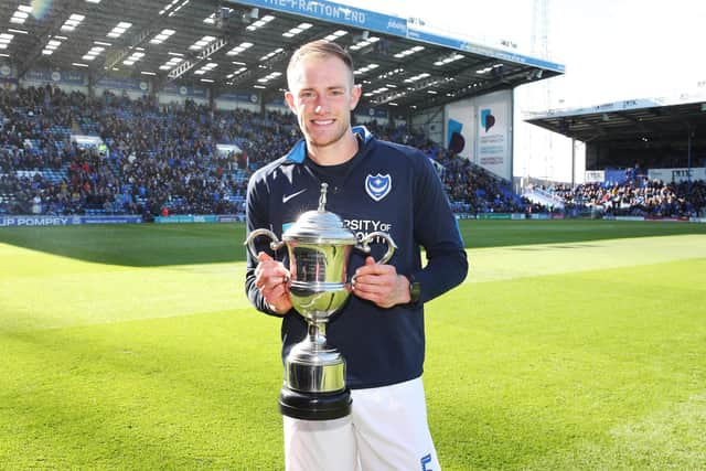Matt Clarke was the last Pompey player crowned The News/Sports Mail's Player of the Season. Picture: Joe Pepler