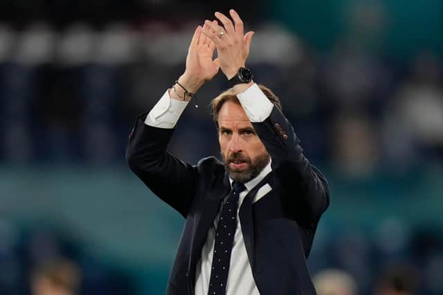 England head coach Gareth Southgate.  Picture:  Alessandra Tarantino - Pool/Getty Images