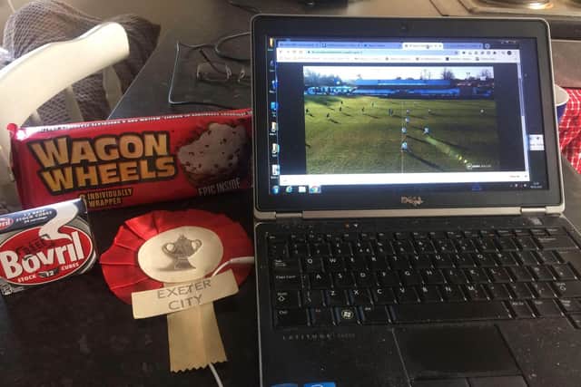 Simon Carter's up for the cup with some Wagon Wheels, a stack of Bovril cubes, a 1981 FA Cup rosette and Chorley v Derby ready to kick off the weekend's entertainment ...