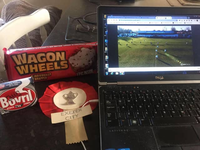 Simon Carter's up for the cup with some Wagon Wheels, a stack of Bovril cubes, a 1981 FA Cup rosette and Chorley v Derby ready to kick off the weekend's entertainment ...