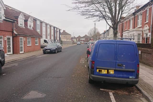 Police said they received a report about a 'suspicious incident' in Battenburg Avenue, Hilsea.