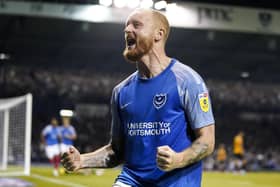 Connor Ogilvie has been Pompey's first-choice left back for two seasons - but John Mousinho wants to strengthen the position. Picture: Jason Brown/ProSportsImages