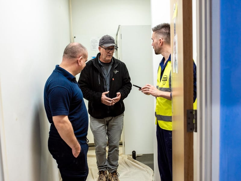 Knights Brown and Harwin team come together to support local Motiv8 Youth Hub