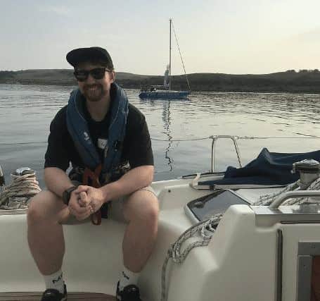 Chris with the Ellen MacArthur Cancer Trust