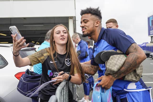 Portsmouth forward Josh Koroma during the EFL Sky Bet League 1 match between Portsmouth and Peterborough United at Fratton Park, Portsmouth, England on 3 September 2022.

Picture: Jason Brown/ProSportsImages