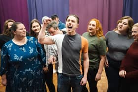 Benchmark Theatre in rehearsal for The Hunchback of Notre Dame, at The New Theatre Royal from April 5-8