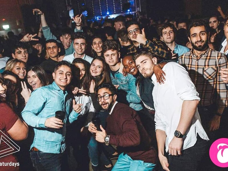 Clubbers at Face on the floor in Pryzm in 2019.