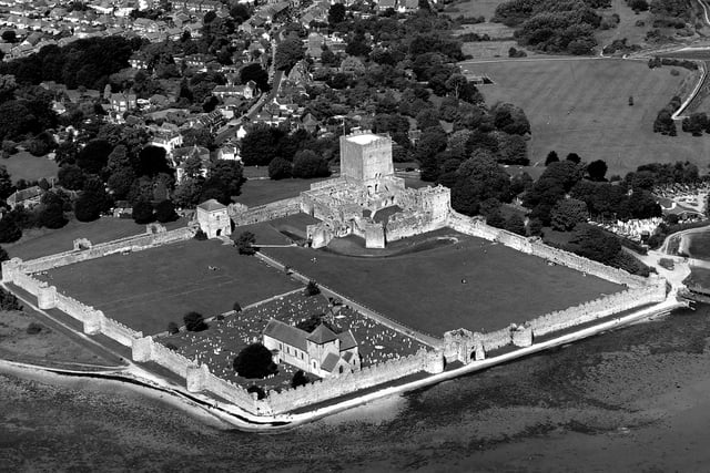 Portchester Castle from the air. Undated 
Picture: Costen.co.uk