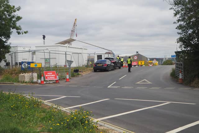 Coronavirus testing centre at Tipner, Portsmouth on 16 July 2020.
Picture: Habibur Rahman