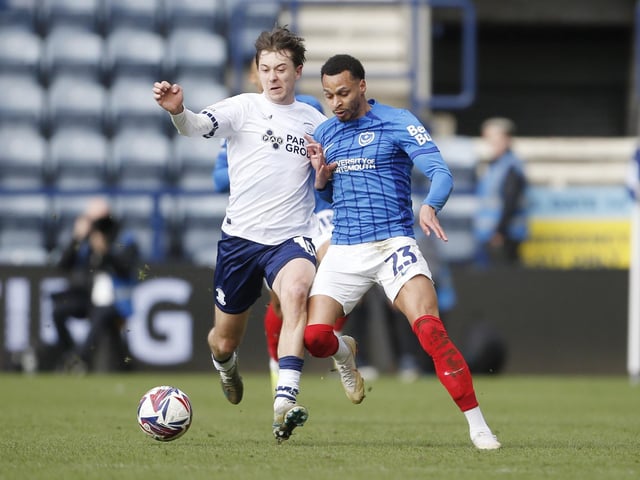 Josh Murphy is fouled by Preston's Mads Frøkjær-Jensen. Picture: Paul Thompson/ProSportsImages
