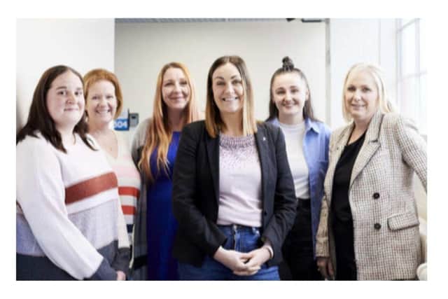 Aurora New Dawn is a charity that helps women and children who have been exposed to domestic violence.
Pictured: The team at Aurora New Dawn