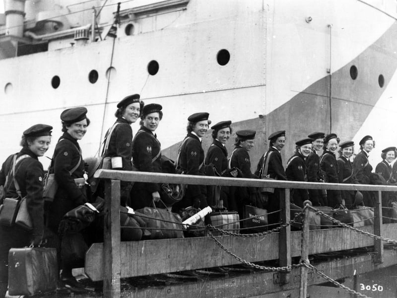 Embarkation for Operation Overlord from Portsmouth.
