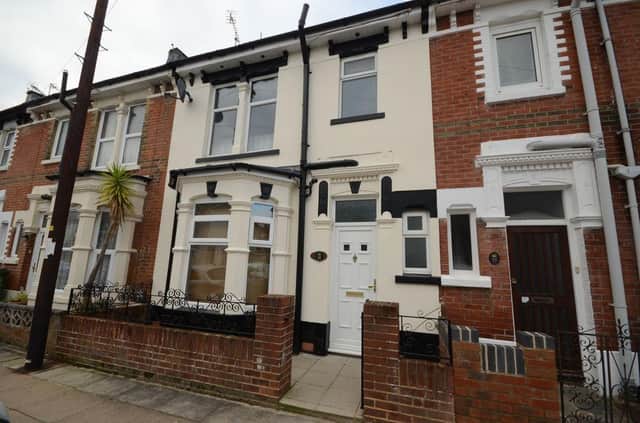This three-bedroom house in Preston Road, North End, is on the market for £270,000. It is listed by Chinneck Shaw.