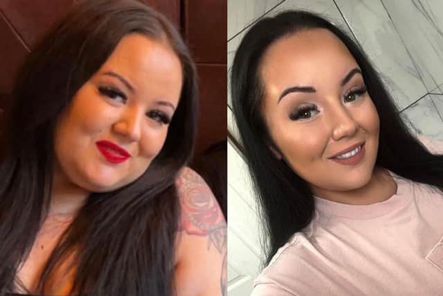Paige before and after her confidence just shines through