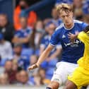 Former Pompey target Joe Pigott scored three goals during his maiden season at Ipswich   Picture:  Paul Harding/Getty Images