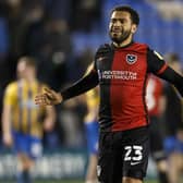 Louis Thompson scored his first Pompey goal for Shrewsbury. Picture: Daniel Chesterton/phcimages.com