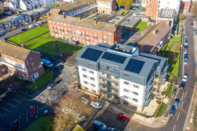 The completed Albion House in King Street. Picture: Portsmouth City Council