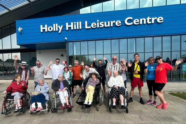 Residents and team members from Ancasta Grove hosted a community fun run in aid of two local foodbanks