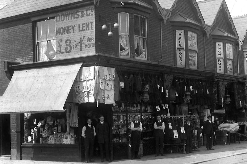 Downs & Co pawn shop was located at 157 to 161 Kingston Road. As well as exchanging goods for cash, money was also lent.