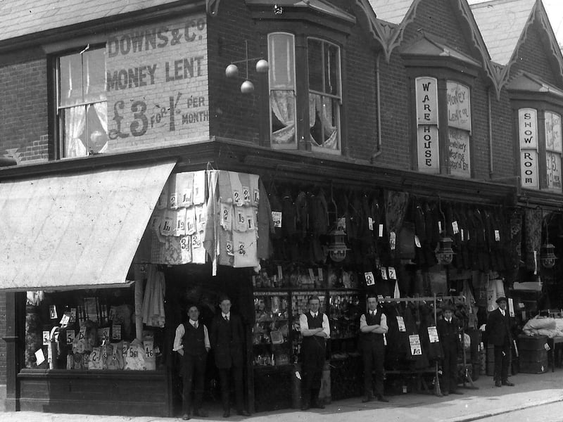 Downs & Co pawn shop was located at 157 to 161 Kingston Road. As well as exchanging goods for cash, money was also lent.