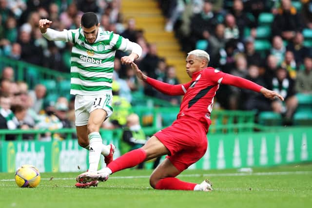 Pompey have been trailing St Mirren's Ethan Erhahon. (Photo by Ian MacNicol/Getty Images)