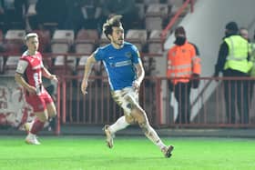 John Marquis has been given odds of 3/1 to score on his Fratton Park return with Lincoln. Picture: Graham Hunt/ProSportsImages