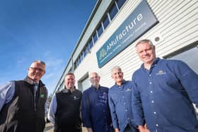 From left, Jon Porter Matsuura, Steven Wilcox HP, and then from Amufacture, Craig Pyser, David Hollander and Will Howden