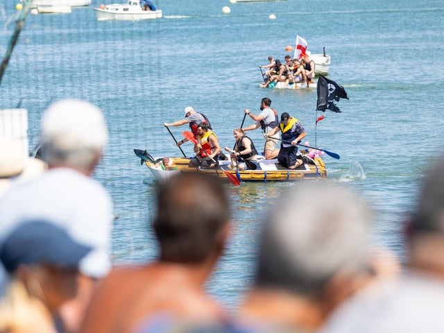 Jolly Roger Raft Race in Gosport on Saturday August 1